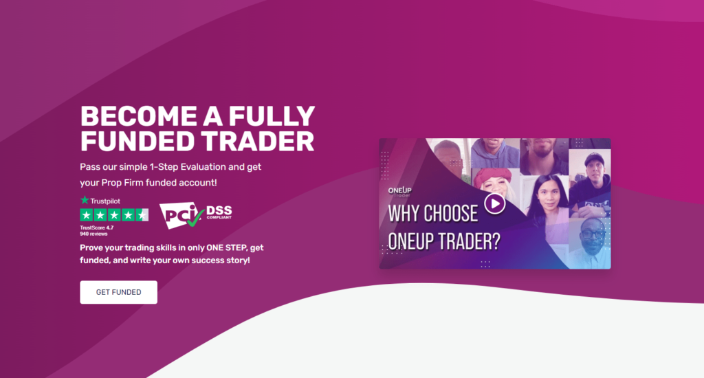 OneUp Trader Funded Trading Program | Showcase Your Skills